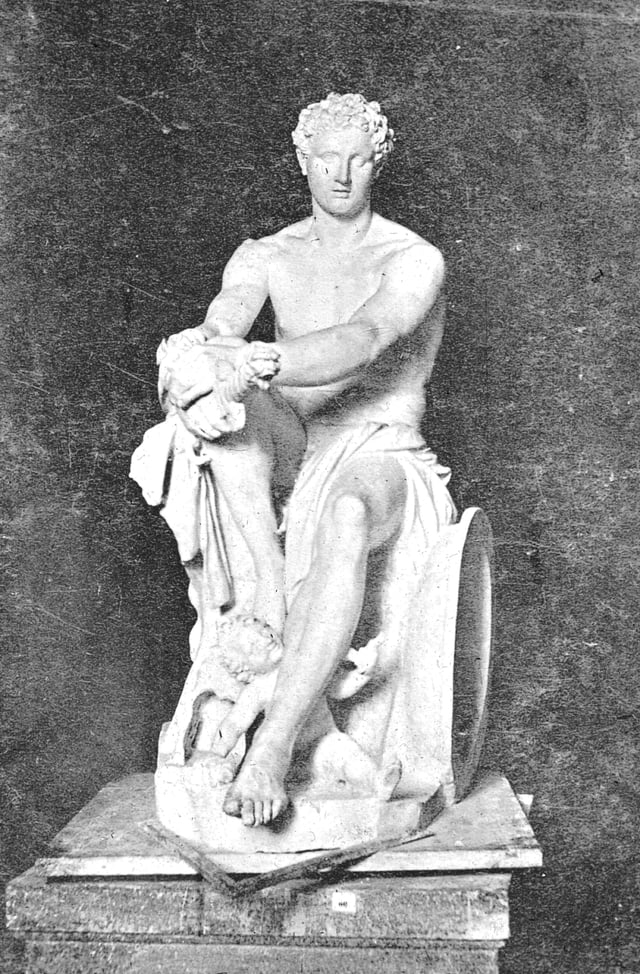 Vatican, Rome, Italy. Statue of Ares, Scopas's influence. Brooklyn Museum Archives, Goodyear Archival Collection