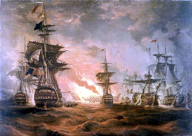 British dominance of the seas prevented France from gaining the upper-hand outside Continental Europe