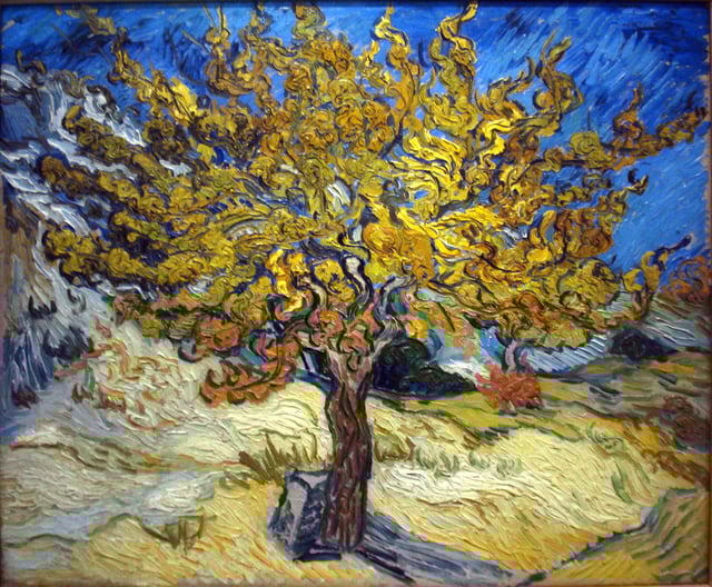 Mulberry Tree by Vincent van Gogh, 1889