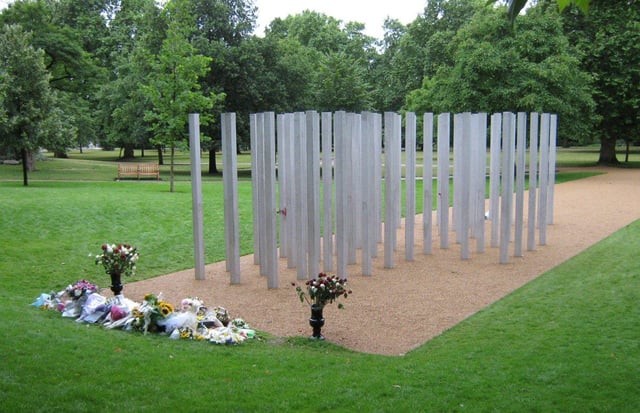 The 7 July Memorial in Hyde Park