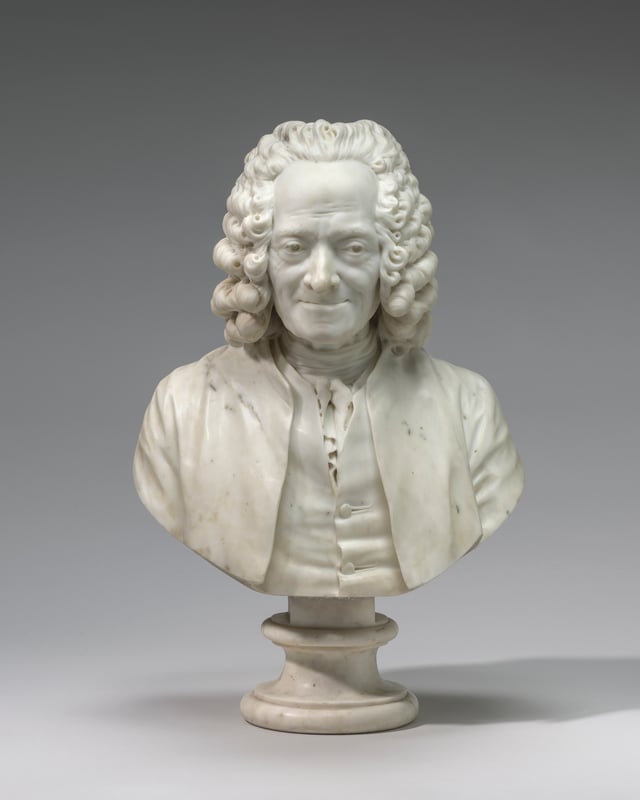 Jean-Antoine Houdon, Voltaire, 1778, National Gallery of Art