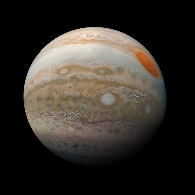 Published by NASA in March 2019, the "Jupiter Marble" by the Juno probe, in orbit around planet Jupiter