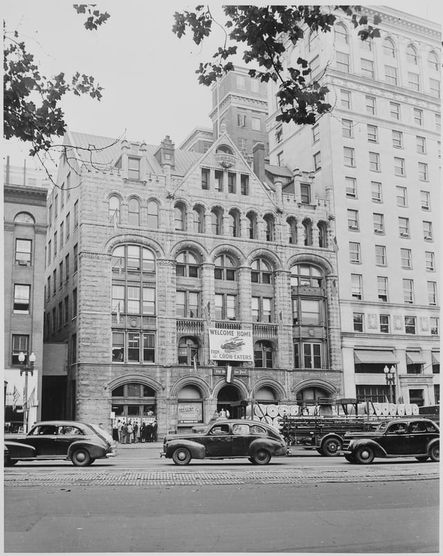The Washington Post building in 1948