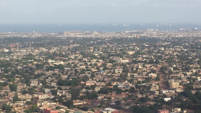 Aerial view of Lomé