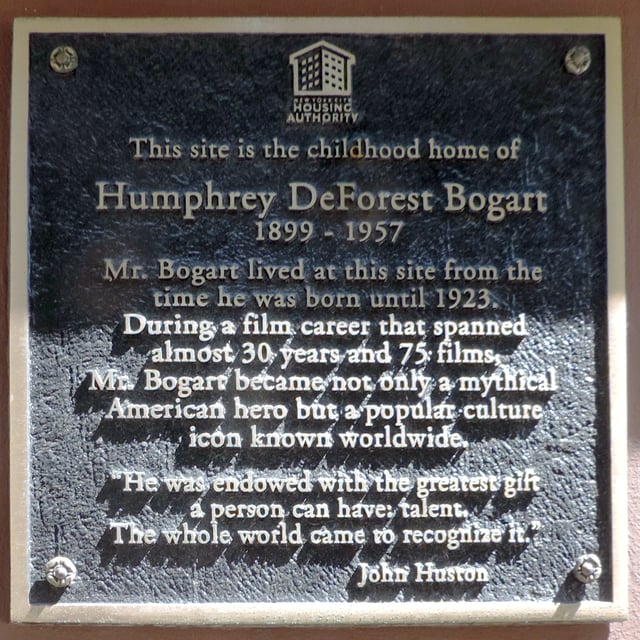 Birthplace plaque