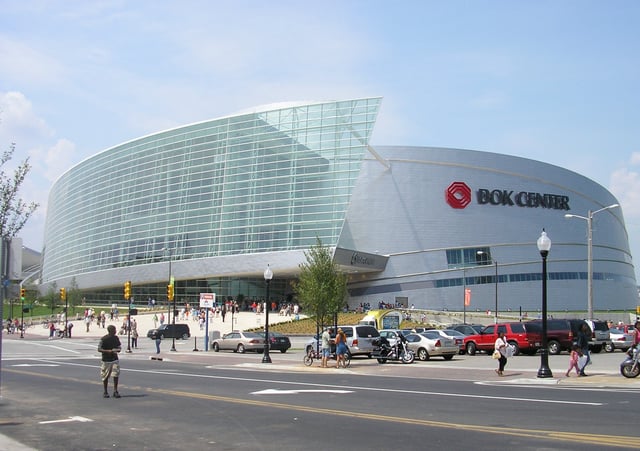 The centerpiece of the Vision 2025 projects, the BOK Center, opened in August 2008.
