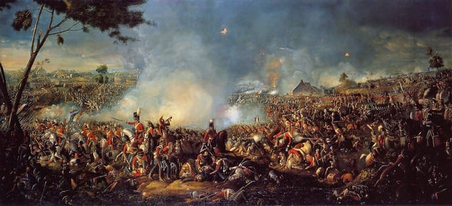 The Battle of Waterloo ended in the defeat of Napoleon.