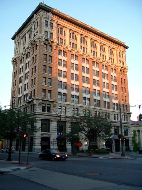 Security Mutual Life Building (1905), a Beaux-Arts landmark by T. I. Lacey & Son