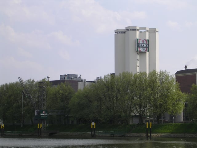 The Beck's brewery in Bremen