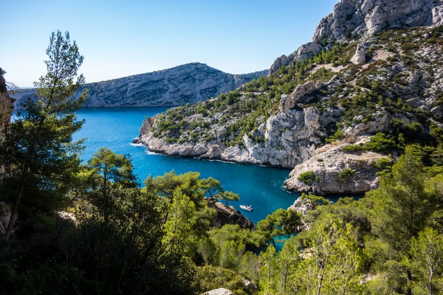 Calanques National Park in Bouches-du-Rhône is one of the best known protected areas of France.