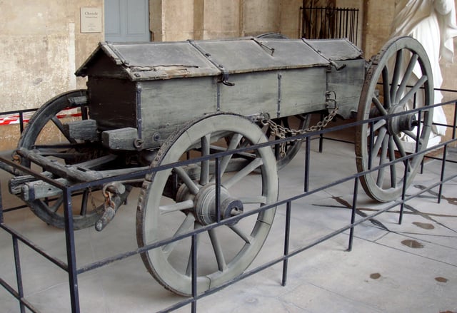 Gribeauval artillery caisson on display at the Musée de l'Armée, Paris