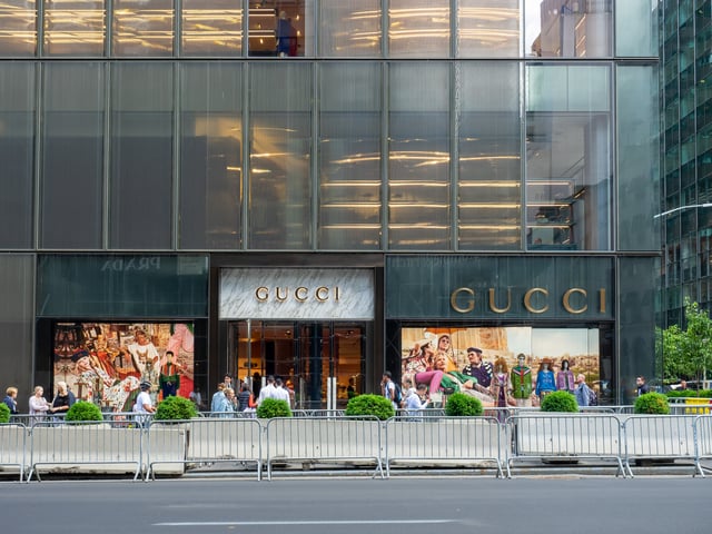 Gucci Store on Fifth Avenue in New York City