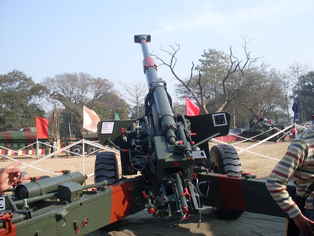 Bofors artillery gun