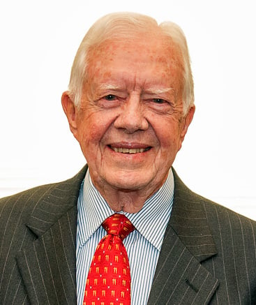 Former President Jimmy Carter gave a video address