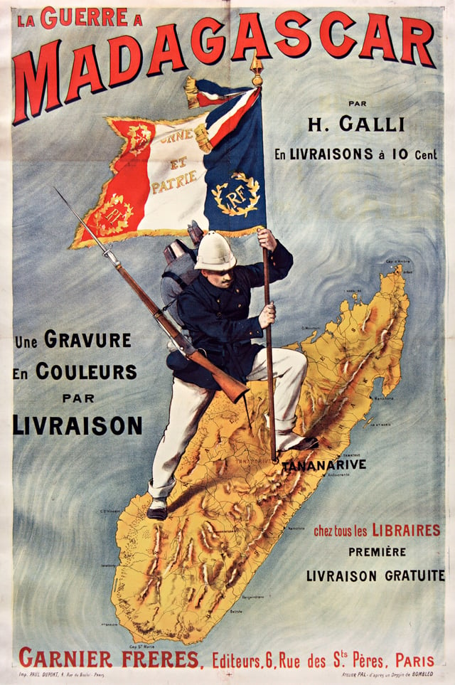 A French poster about the Franco-Hova War