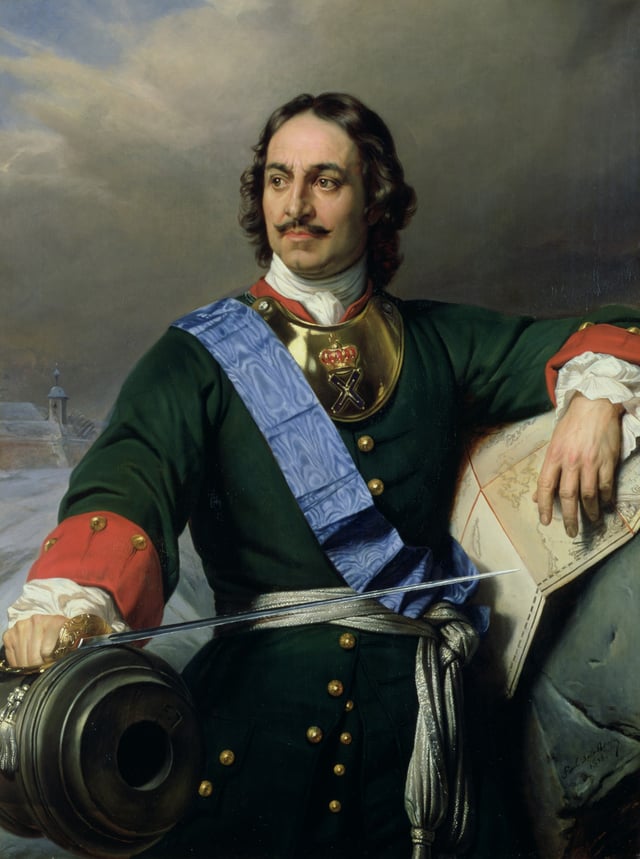 While not originally named for Tsar Peter the Great, during World War I the city was changed from the Germanic "Peterburg" to "Petrograd" in his honour