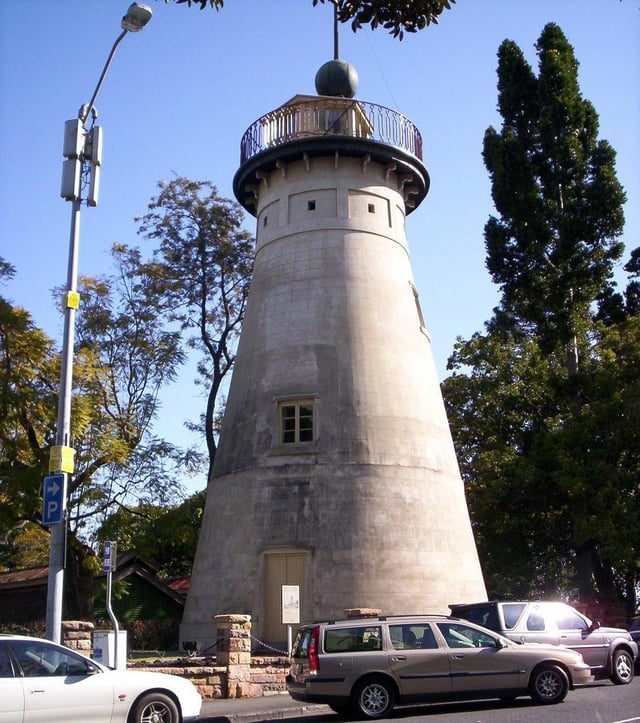 The Old Windmill in Wickham Park, built by convicts in 1828