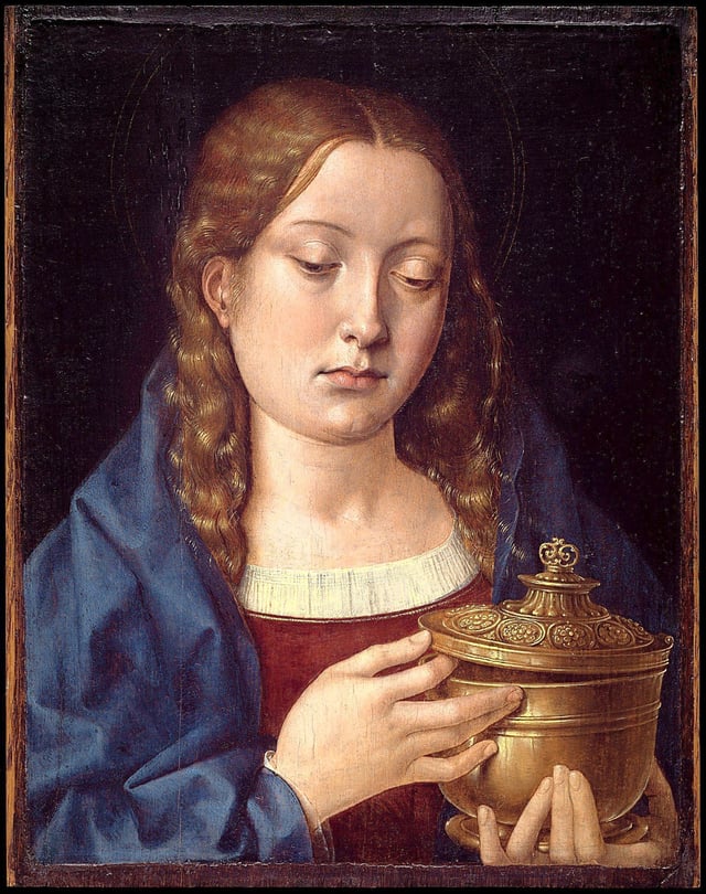 Michael Sittow, Mary Magdalene, probably using Catherine as model