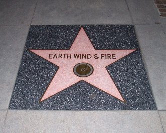Earth, Wind & Fire star on the Hollywood Walk of Fame