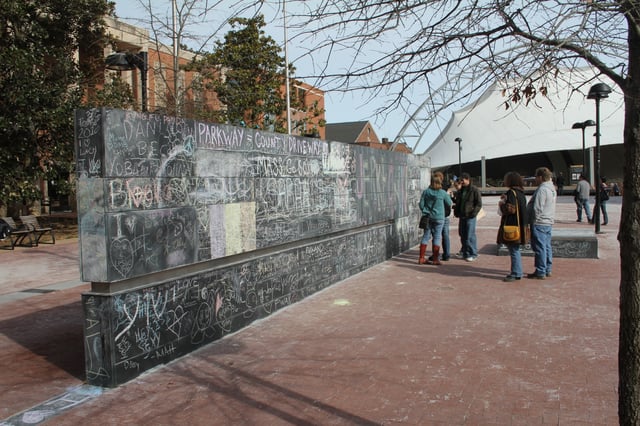 Permanent Free Speech Wall in Charlottesville, Virginia, U.S.