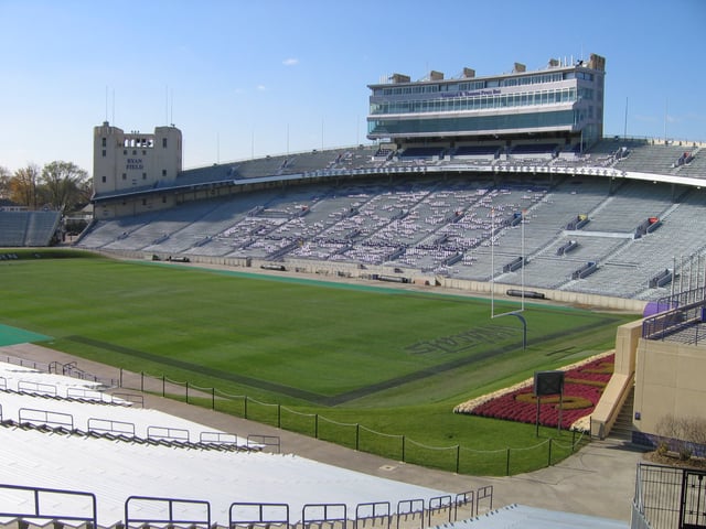 Ryan Field, Northwestern's 49,000 seat football stadium