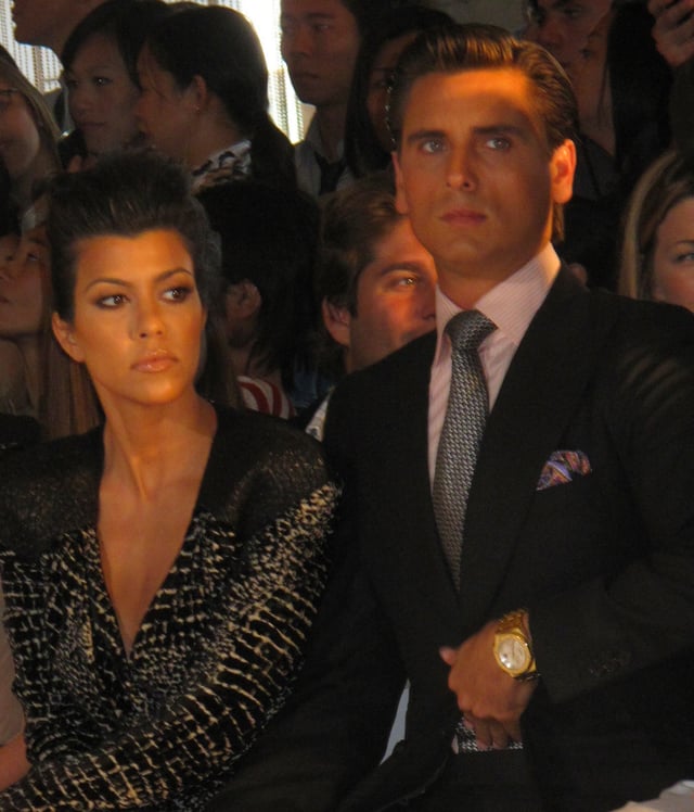 Kardashian and Scott Disick in 2010