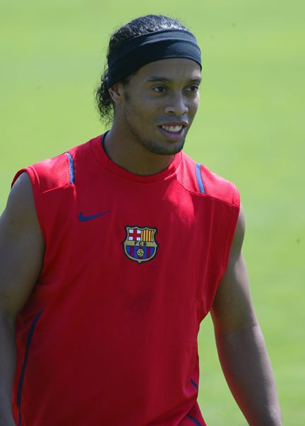 After winning every major trophy in the sport, Ronaldinho started to lose focus, partying more and training less, and was sold by Barcelona.