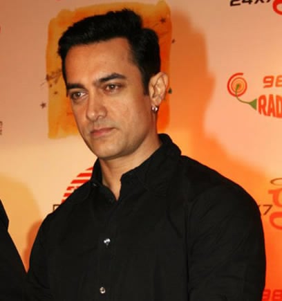 Aamir Khan, one of the "Three Khans", in 2008.