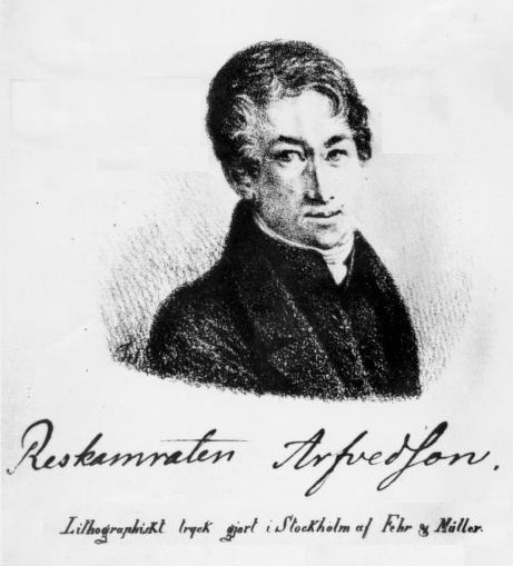 Johan August Arfwedson is credited with the discovery of lithium in 1817