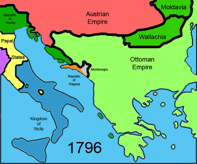 Modern political history of the Balkans from 1796 onwards.