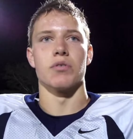 McCaffrey in 2012, playing for Valor Christian High School