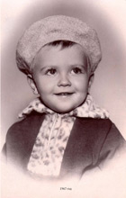 Dmitry Medvedev in 1967, at approximately 2 years old