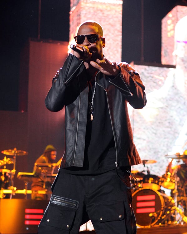 Jay-Z performing at the Coachella Valley Music and Arts Festival in April 2010.