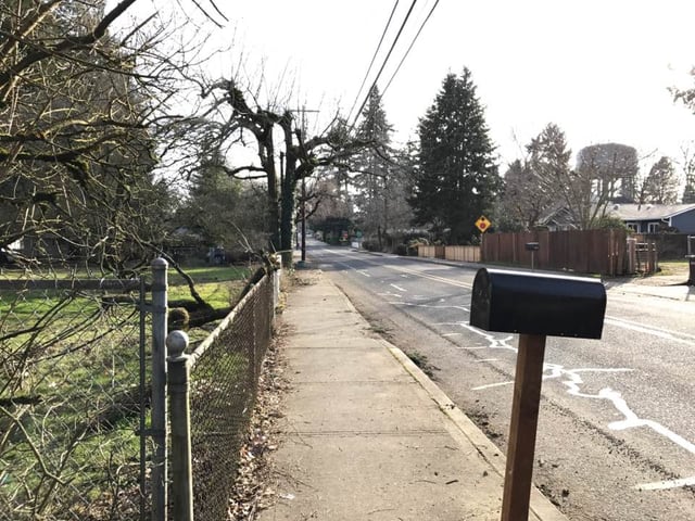 A street in the Lewelling Neighborhood.