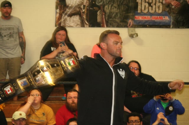 Aldis as the NWA World Heavyweight Champion in April 2018