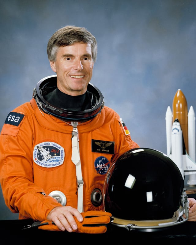 Ulf Merbold became the first ESA astronaut to fly into space.