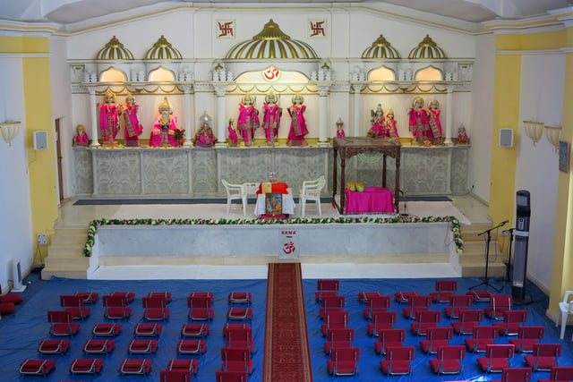 The Gibraltar Hindu Temple, opened in 2000