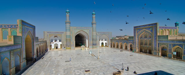 The Friday Mosque of Herat is one of the oldest mosques in Afghanistan