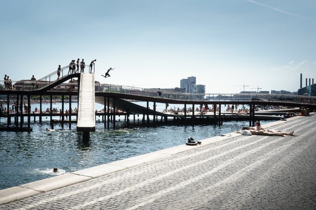 Kalvebod Bølge - public beach within the city