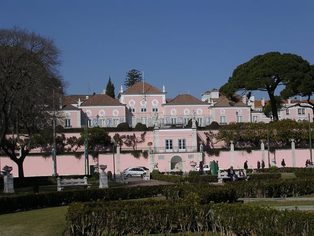 Belém Palace serves as the official residence and workplace of the President of the Republic.