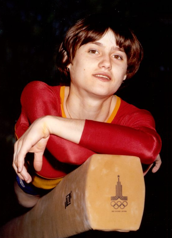 Comăneci in Moscow, 1980
