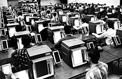 NYIT pioneered computers in the classrooms, it was the first to introduce “teaching machines” in the 1950s