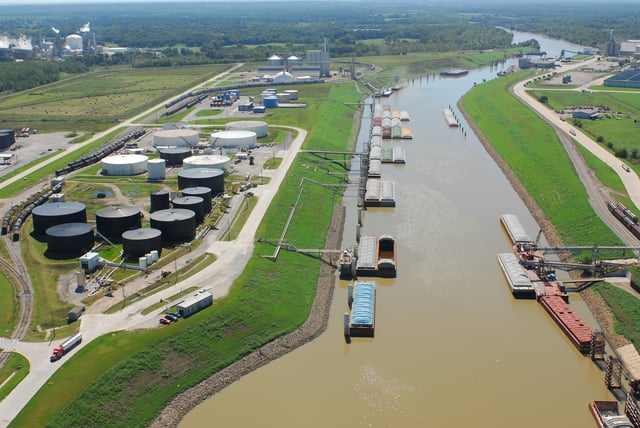 The Tulsa Port of Catoosa.