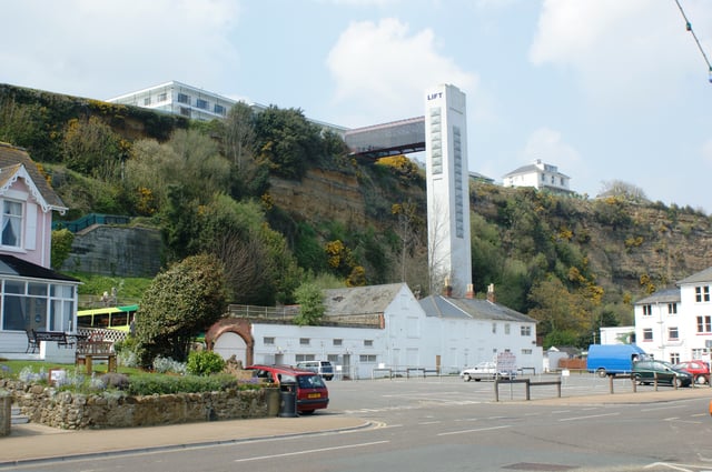 Shanklin Cliff elevator in Shanklin, Isle of Wight