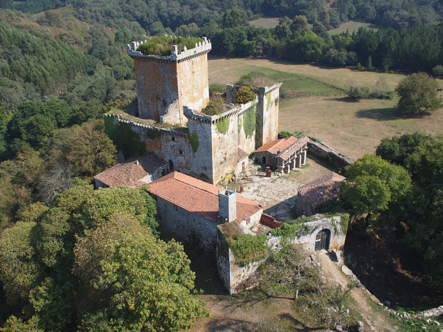 The castle of Pambre, Palas de Rei, which resisted the Irmandiños troops