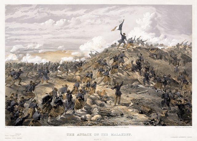 The French capture of the Russian positions around Sevastopol brought the end of the Crimean War