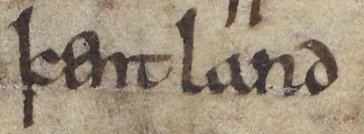 An early mention of Kent in the Anglo-Saxon Chronicle