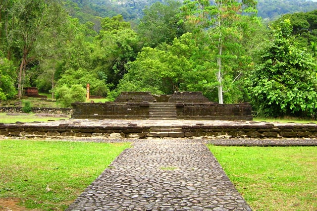 The remains of an ancient folk temple in Bujang Valley. It was believed that the area was home to an early civilisation dating from 553 BC.