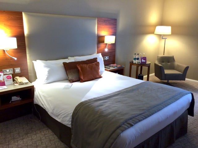 A room at Crowne Plaza London Docklands, London, England