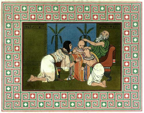 Jacob blessing Ephraim and Manasseh